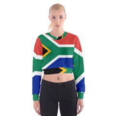 South Africa Flag Cropped Sweatshirt by FlagGallery