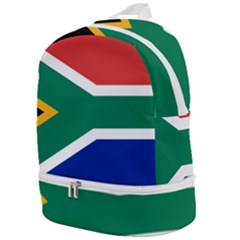 South Africa Flag Zip Bottom Backpack