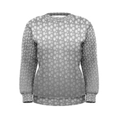 Background Polka Grey Women s Sweatshirt by HermanTelo