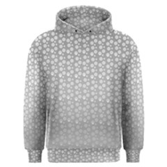 Background Polka Grey Men s Overhead Hoodie by HermanTelo