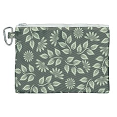 Flowers Pattern Spring Nature Canvas Cosmetic Bag (xl) by HermanTelo