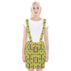 Power Can Be Flowers And Ornate Colors Decorative Braces Suspender Skirt by pepitasart