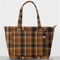 Tartan Design Back Pocket Shoulder Bag 