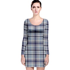 Tartan Design 2 Long Sleeve Velvet Bodycon Dress by impacteesstreetwearfour