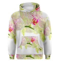 Phalenopsis Orchid White Lilac Watercolor Aquarel Men s Pullover Hoodie by picsaspassion