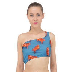 Illustrations Cow Agriculture Livestock Spliced Up Bikini Top  by HermanTelo