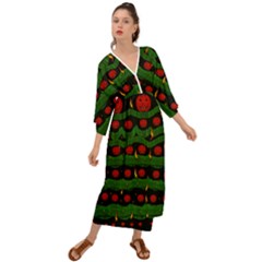 Pumkin Time Maybe Halloween Grecian Style  Maxi Dress