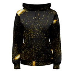 Cosmos Comet Dance, Digital Art Impression Women s Pullover Hoodie by picsaspassion