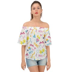 1 Arnold Off Shoulder Short Sleeve Top