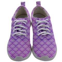 Pattern Texture Geometric Purple Mens Athletic Shoes by Mariart