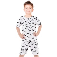 Bats Pattern Kids  Tee And Shorts Set by Sobalvarro