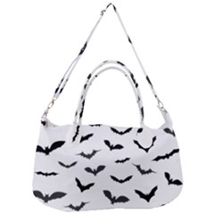 Bats Pattern Removal Strap Handbag