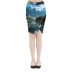 Nature Midi Wrap Pencil Skirt by ArtworkByPatrick