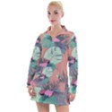 Leaves Women s Long Sleeve Casual Dress View1