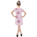 Pink flowers Kids  Cross Web Dress View2