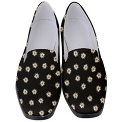 Pattern Marguerites Women s Classic Loafer Heels