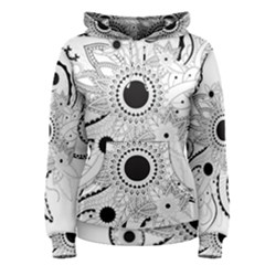 Floral Design Women s Pullover Hoodie by FantasyWorld7