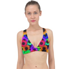 Colorful Sunflowers                                                 Classic Banded Bikini Top