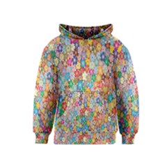 Sakura Cherry Blossom Floral Kids  Pullover Hoodie by Amaryn4rt