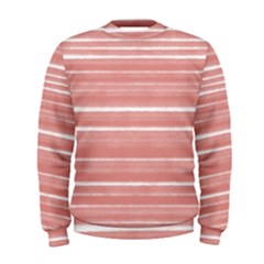 Bandes Peinture Rose Men s Sweatshirt by kcreatif