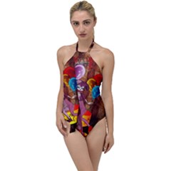 Cute Little Harlequin Go With The Flow One Piece Swimsuit