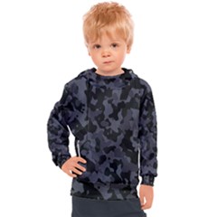 Camouflage Violet Kids  Hooded Pullover by kcreatif