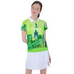 Architecture Skyline Women s Polo Tee