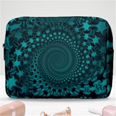 Spiral Abstract Pattern Background Make Up Pouch (large) by Wegoenart