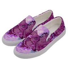 Abstract Texture Background Men s Canvas Slip Ons
