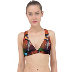 Cute Little Harlequin Classic Banded Bikini Top