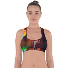 Cute Little Harlequin Cross Back Hipster Bikini Top 