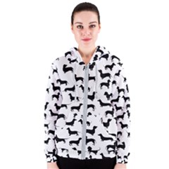 Dachshunds! Women s Zipper Hoodie by ZeeBee