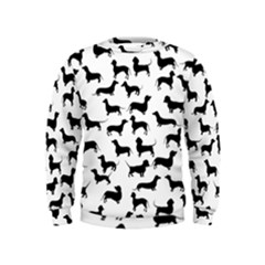 Dachshunds! Kids  Sweatshirt by ZeeBee