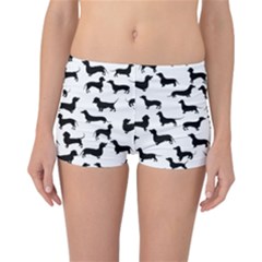 Dachshunds! Reversible Boyleg Bikini Bottoms by ZeeBee