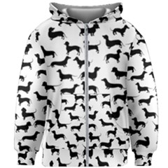 Dachshunds! Kids  Zipper Hoodie Without Drawstring by ZeeBee