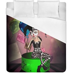 Cute Little Harlequin Duvet Cover (california King Size) by FantasyWorld7