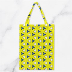 Pattern Yellow Pattern Texture Seamless Modern Colorful Repeat Classic Tote Bag by Vaneshart