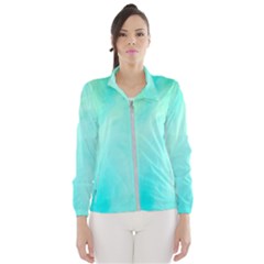 Blue Green Shades Women s Windbreaker by designsbymallika