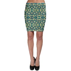 Pattern Abstract Paisley Swirls Artwork Creative Decoration Design Filigree Bodycon Skirt by Vaneshart