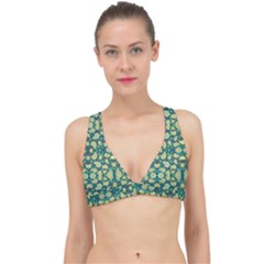 Pattern Abstract Paisley Swirls Artwork Creative Decoration Design Filigree Classic Banded Bikini Top