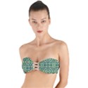 Pattern Abstract Paisley Swirls Artwork Creative Decoration Design Filigree Twist Bandeau Bikini Top View1