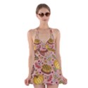 Thanksgiving Pattern Halter Dress Swimsuit  View1