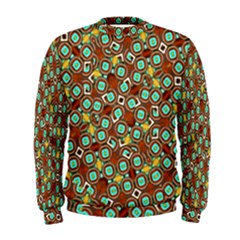 Colorful Modern Geometric Print Pattern Men s Sweatshirt by dflcprintsclothing