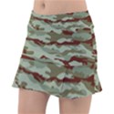 Brown and Green Camo Tennis Skorts View1