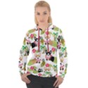 Corgis Hula Pattern Women s Overhead Hoodie View1