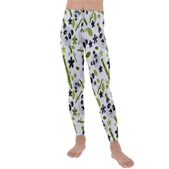 Panda Love Kids  Lightweight Velour Leggings