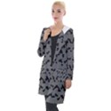 Mosaique Noir/Gris Hooded Pocket Cardigan View1