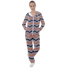 Basketball Thin Chevron Women s Tracksuit by mccallacoulturesports