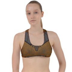 Wonderful Elephant Criss Cross Racerback Sports Bra by FantasyWorld7