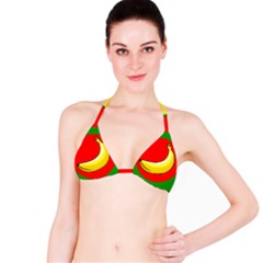 Banana Republic Flags Yellow Red Bikini Top by HermanTelo